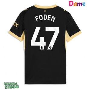 Manchester City Phil Foden #47 Replika Udebanetrøje Dame 2026-27 Kortærmet